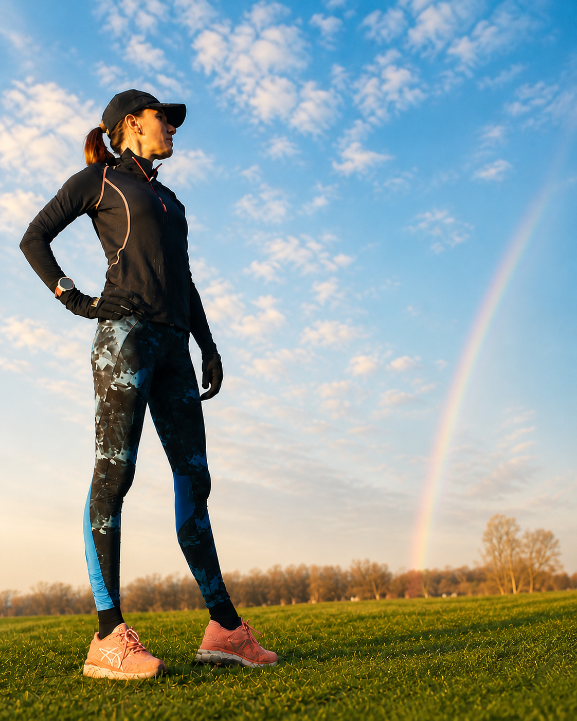 Carina aan het hardlopen