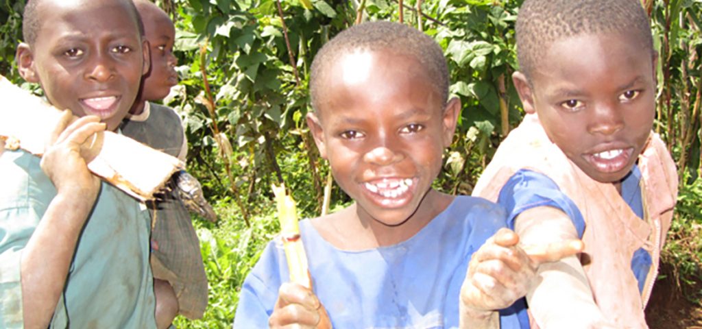 Kinderen in Oeganda