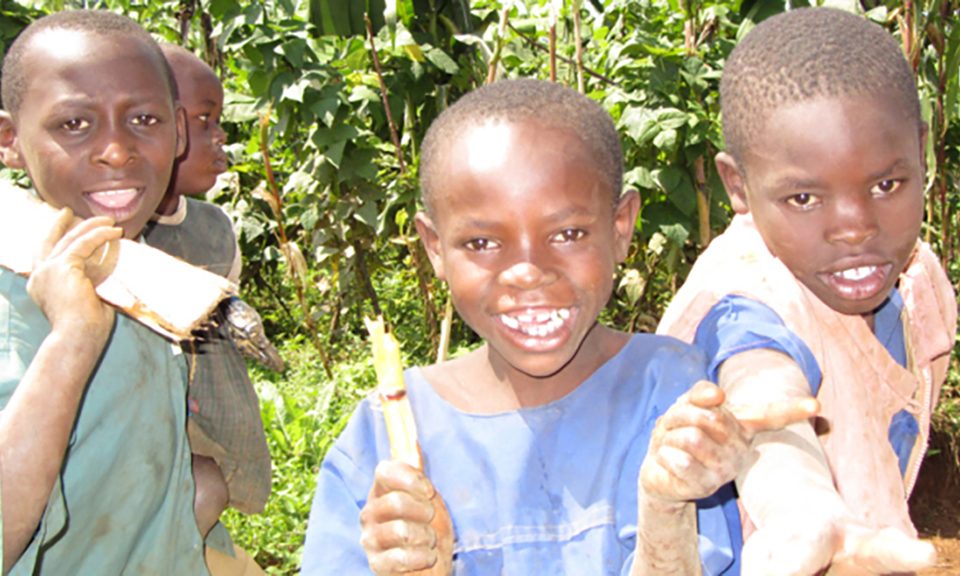 Kinderen in Oeganda
